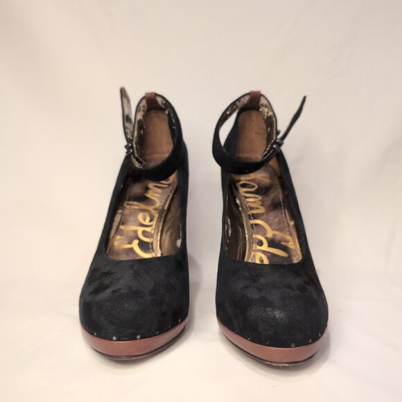 Sam Edelman Lyla Black and Mahogany Platform Pumps - Picture 6 of 9